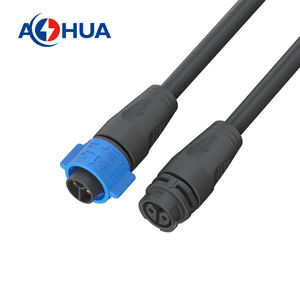 AHUA Mehrfach stifte Medizinische Maschinen ausrüstung Leistungs signal Stecker Buchse IP67 IP68 Wasserdichter Kabelst ecker 2 3-polig K20 - Product Image 4