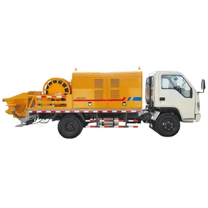 15m jetting distance Automatic engineering wet shotcrete trolley/manipulator for vehicular tunnel support