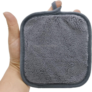 Chiffon de maquillage en microfibre pour femmes 100% tissus en microfibre serviette de nettoyage pour le visage serviette démaquillante en molleton de corail - Product Image 6