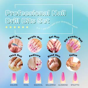 Proveedor de Uñas, Fabricante, Venta al por Mayor, Brocas de Alta Calidad para Cortar Uñas con Punta Plana, Brocas de Carburo de Tungsteno, Juegos de Brocas para Taladro de Uñas - Product Image 2