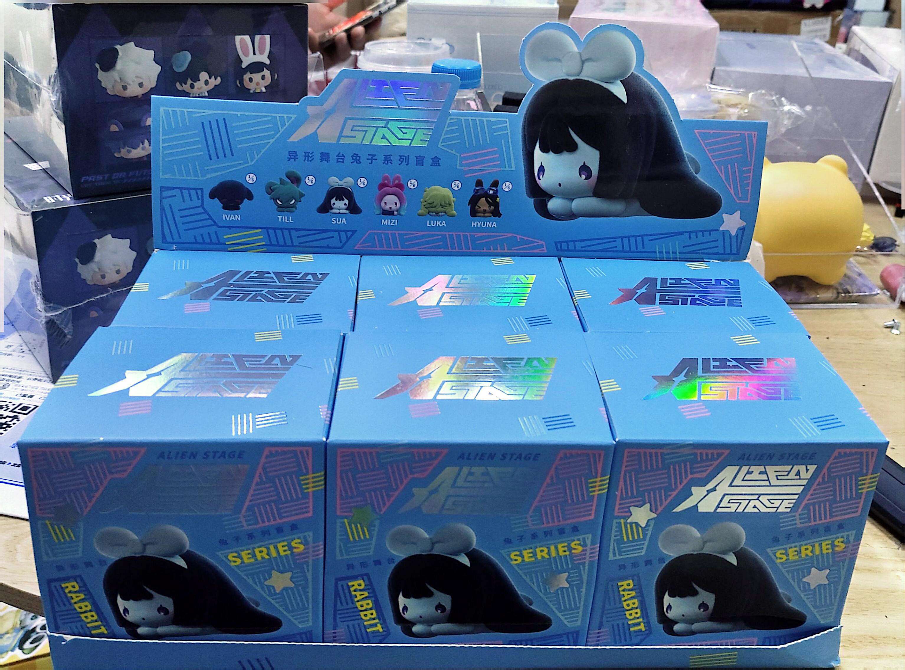 Serie Conejo, juego de 6 piezas.