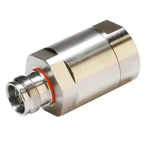 Adaptador coaxial Rf d-class 4,3-10, conector hembra para cable de AVA5-50 y AVA5-50FX de 7/8 pulgadas