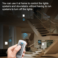 Interrupteur mural tactile intelligent 3 gangs 1 voie Smart Life 250V avec télécommande, en verre trempé miroir, étanche et durable, norme UE de luxe
