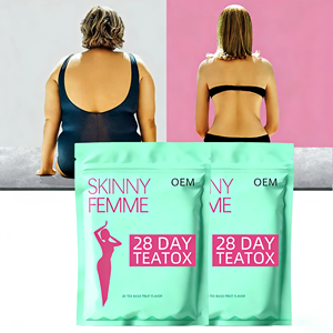 Té Desintoxicante OEM de 28 Días, Té Herbal para Limpiar el Colon y Perder Peso con Jengibre, Menta, Hinojo y Sabor a Frutas - Product Image 5