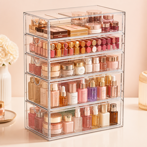 Set di Organizzatori Trasparenti Impilabili in PET per Armadio, Contenitori per Vestiti, Biancheria Intima, Calzini e Piccoli Oggetti - Product Image 4