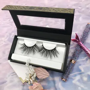 Wholesale Dramatic length 25 mm 3D zero cruelty sexy cat eyes lash can be customized logo boxes 100% handmade real mink lashes
