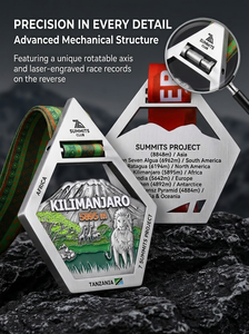 Medalla Personalizada de Metal para Carrera Divertida 5K, Bajo MOQ, Fundición 3D en Aleación de Zinc, Venta al por Mayor, Trofeo para Eventos Benéficos o Escolares, Medalla Personalizada para Carrera Divertida - Product Image 5
