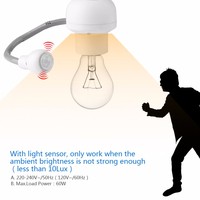 Support de lampe intelligent à télécommande sans fil pour lampes LED ordinaires et lampes à incandescence