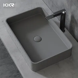 China Factory Counter Top Boat Shape Blue Easy Bathroom Sinks Sets Outdoor Handwashing Lavabo Wash Basin