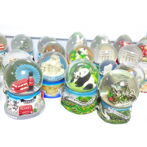Boules d'eau en cristal DIY de 65 mm, sublimation photo, globe à neige blanc, Noël, Halloween - Product Image 6