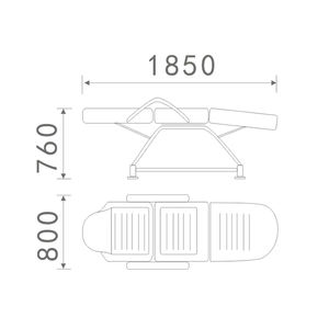 Lit <span class=keywords><strong>de</strong></span> <span class=keywords><strong>massage</strong></span> à cadre métallique <span class=keywords><strong>de</strong></span> conception moderne personnalisable à hauteur réglable pour salon <span class=keywords><strong>de</strong></span> beauté comme <span class=keywords><strong>table</strong></span> <span class=keywords><strong>de</strong></span> <span class=keywords><strong>massage</strong></span> - Product Image 6