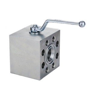 Válvula de Bola Hidráulica de Acero Inoxidable de 2 Vías PN210 PN420 KHSE con Brida, Venta al por Mayor - Product Image 6
