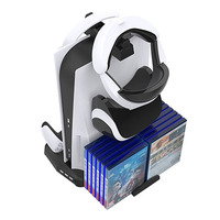Support de ventilateur de refroidissement à double chargeur pour Playstation 5 PS5 Play Station Autres accessoires de jeux vidéo