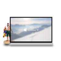 Layar Sentuh LCD Transparan 19 Inci dengan Resolusi 1440*900, Laris Terjual