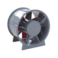 Ventilateur axial de pressurisation pour escalier coupe-feu, ventilateur d'alimentation à pression positive pour système de contrôle de la fumée des bâtiments