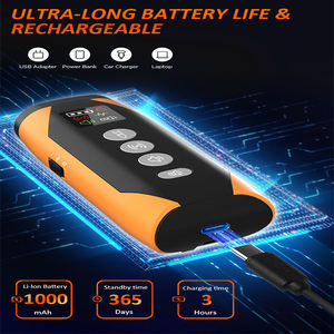 Ultrasonik Köpek Caydırıcı Köpek Eğitimi Çok Tonlu Sesler El Feneri Çift Sensörler Üç Hızlı Anahtar Tip-C Şarj Çevre Dostu - Product Image 4