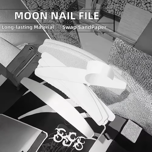 <span class=keywords><strong>Lima</strong></span> de lija de <span class=keywords><strong>metal</strong></span> en forma de luna de buena calidad herramienta de belleza <span class=keywords><strong>lima</strong></span> de uñas - Product Image 4