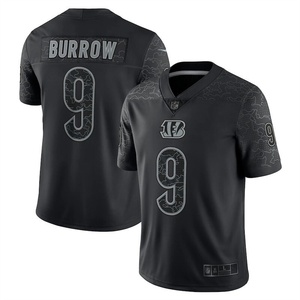 Cincinnati Bengals Ja'Marr Chase 5 Chase Jersey Heren 9 Joe Burrow Spring Rugby Jersey Borduurwerk American Football Jersey - Product Image 3