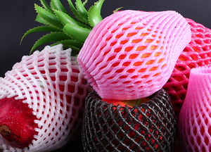 Customized Size <strong>Foam</strong> Eco-friendly <strong>Recyclable</strong> Protective <strong>Net</strong> Sleeve Pocket for Vegetable Fruit Wine Bottle - Product Image 5