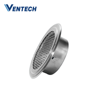 Ventech HVAC – Capot d'évacuation en acier inoxydable 304 pour conduit mural et grille d'aération