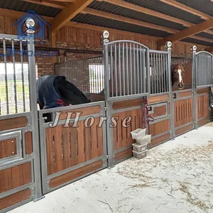 HDG bề mặt ngựa gian hàng hộp ngựa ổn định ngựa hộp ngựa ổn định với cửa đu