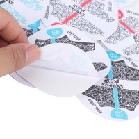 Etiquetas de Vinilo con Código QR de Seguridad Personalizadas, a Prueba de Manipulación, Reciclables, Impermeables, de Secado Rápido, Etiquetas de Garantía Anulable, Promoción de Calzado