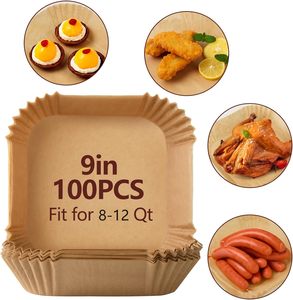 Non-Stick Eco-Friendly Disposable Parchment Paper <b>Liners</b> for Air Fryer Oil-Proof Water-Resistant Baking Paper Cooking <b>Tool</b> - Product Image 1