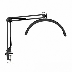 Lámpara LED de media luna negra para uñas, luz UV LED de belleza, lámpara de manicura con clip para salón y hogar - Product Image 2