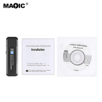 Adaptador WiFi USB 3.0 de 1300Mbps, Doble Banda 2.4G 5G, Adaptador de Red Inalámbrica BT5.0, Dongle WiFi para PC, Laptop, Computadora de Escritorio
