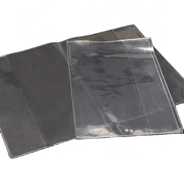 Высокое качество ПВХ Индивидуальный размер Прозрачная Обложка для защиты книги