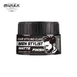 Erkekler için saç kili güçlü tutun mat Finish saç vaksı kil doku Ultra Styling saç vaksı macun saç vaksı Styling kil macun saç - Product Image 4