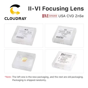 Cloudray II-VI lensa fokus CVD AS Dia 19.05/20mm f50,8/101.6mm