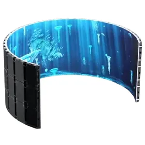 1200nits Cheap Price Shenzhen Programmable Indoor Outdoor Soft Curved Vertical Video Wall Panels Screen Led Display Flexible