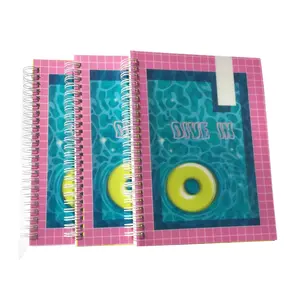 Tùy Chỉnh A5 Lenticular Spiral Notepads Vâng In 3D Thăng Hoa Xoắn Ốc Ràng Buộc Máy Tính Xách Tay Cho Khuyến Mãi