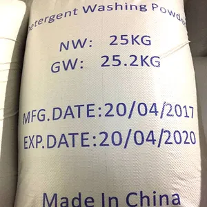 Detergente para lavar roupa em pó, 25kg, preço competitivo, detergente para lavar roupa em massa