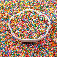 Chispas de Arcoíris Comestibles al por Mayor para Decoración de Pasteles, Perlas de Azúcar Certificadas por la FDA para Decoración de Cupcakes y Donuts