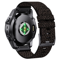 Trendybay nouveau bracelet de montre en Nylon à boucle en acier inoxydable de Style extérieur pour Garmin Fenix 7 7pro bracelet de montre à ajustement rapide 26mm 22mm