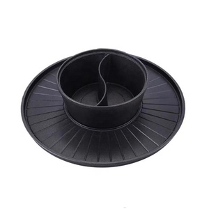 2合1铸铁烧烤盘，带锅室内室外 - Product Image 1