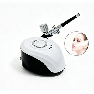 Pistolet pulvérisateur portable 24W pour soins du visage, nail art, maquillage, tatouage, pâtisserie, peinture de modèles DIY, kit compresseur d'air - Product Image 1