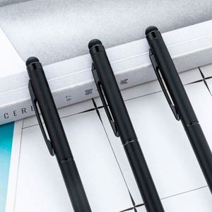 1.0Mm Black Touchscreen Metal Custom Logo Hotel Corporate Advertising Gift Twist Ballpoint <b>Pen</b> - Product Image 3