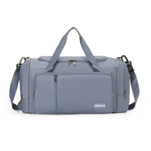 Large Capacity Fashionable Polyester Oxford Single Shoulder Crossbody <b>Backpack</b> Zipper Independent Shoe Compartment Dry Wet - Product Image 3
