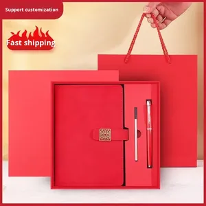 A5 Thickened Customizable Logo Corporate Business Gift <b>Notebook</b> Gift Box <b>Set</b> - Product Image 2