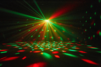 Lumière disco magique RGB 3-en-1 Small Planet avec 3 effets stroboscopiques dorés de 12W, lumière stroboscopique magique pleine couleur de 60W pour KTV DJ