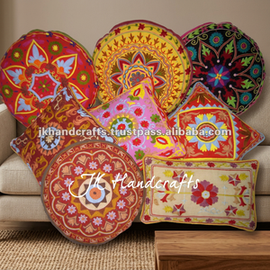 Handmade Embroidered Decorative <b>Cushions</b> - Product Image 3