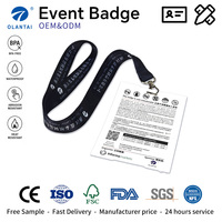 Badge d'identification haute résolution personnalisé avec cordon pour conférences, ateliers, fora et échanges académiques