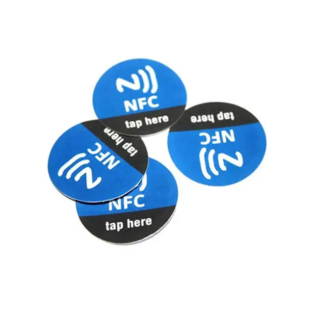 Bán buôn thụ động HF 13.56MHz NFC dán tự dính RFID nhãn cho truyền thông xã hội khuyến mãi