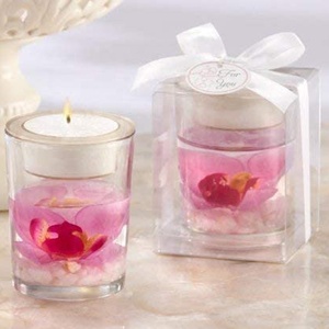 Clear Fayer Color Smokeless Ocean <strong>Valentines</strong> Scented Gel Wax Jelly <strong>Candle</strong> - Product Image 4