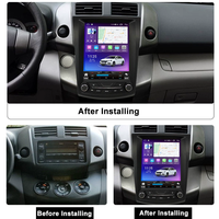 Layar Vertikal Tesla 9.7" Android Stereo untuk Toyota RAV4 2006-2012 Wireless CarPlay Android Auto DSP GPS Nav Kamera Mundur AHD
