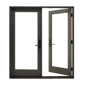 Portes d'entrée étanches certifiées américaines, rupture de pont thermique, aluminium, double vitrage, portes françaises pour maisons - Product Image 3