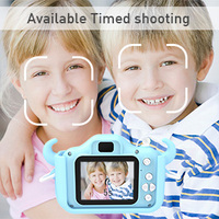 Caméscope vidéo 2 pouces IPS double objectif HD 1080P pour enfants, appareil photo numérique pour Selfie, Mini caméras vidéo pour enfants